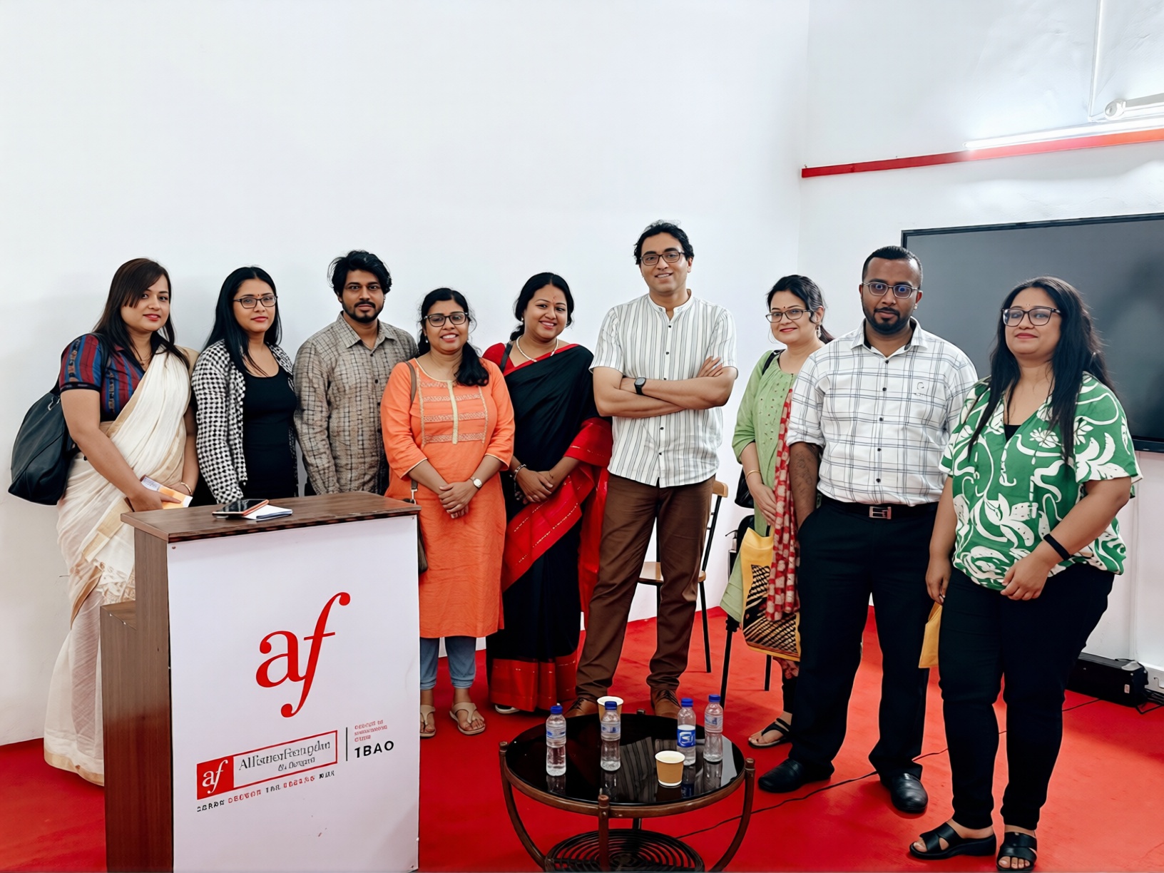 Prof. Ghosh with the Editorial Board Members of Creativitas