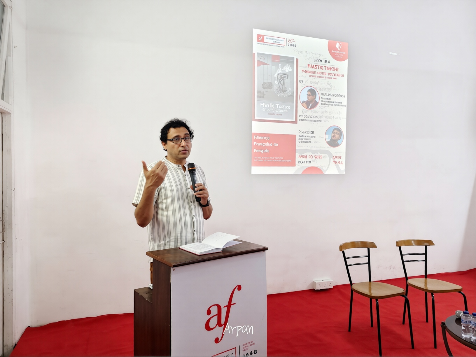 Prof. Ranjan Ghosh delivering his talk
