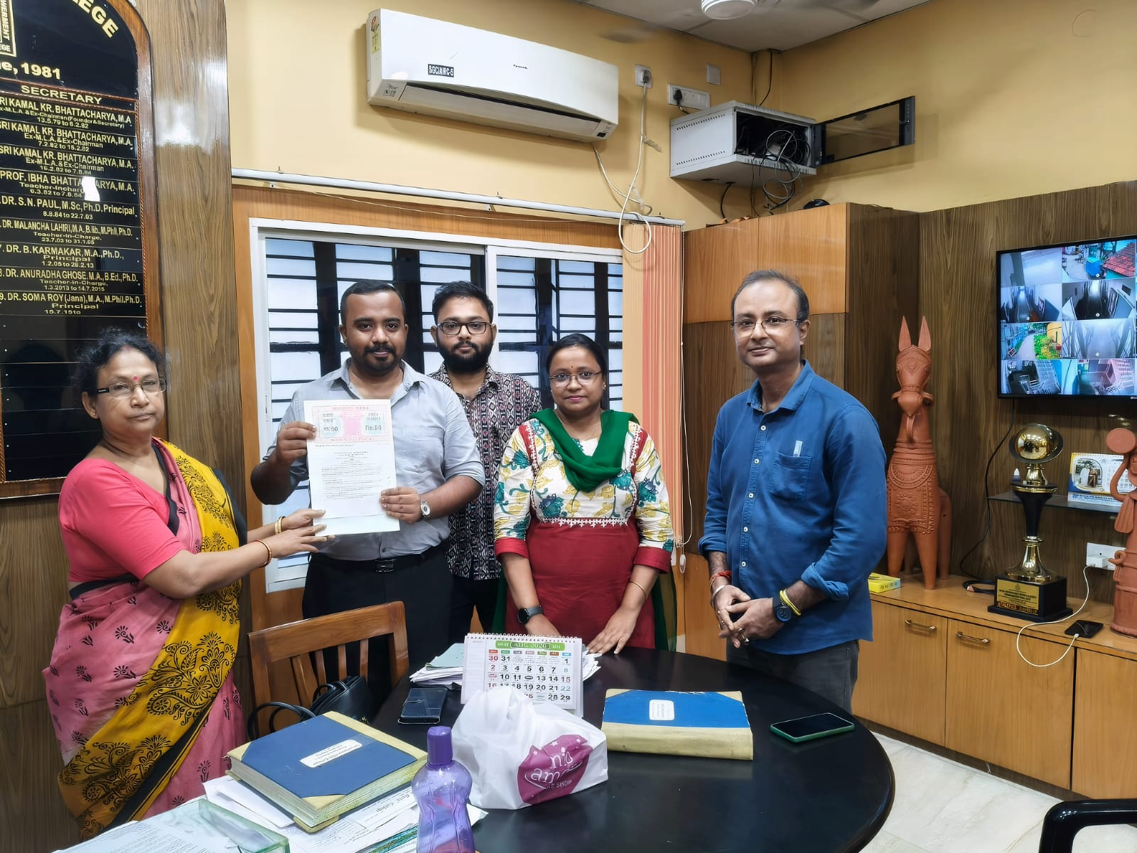 MoU Signing with Serampore Girls' College