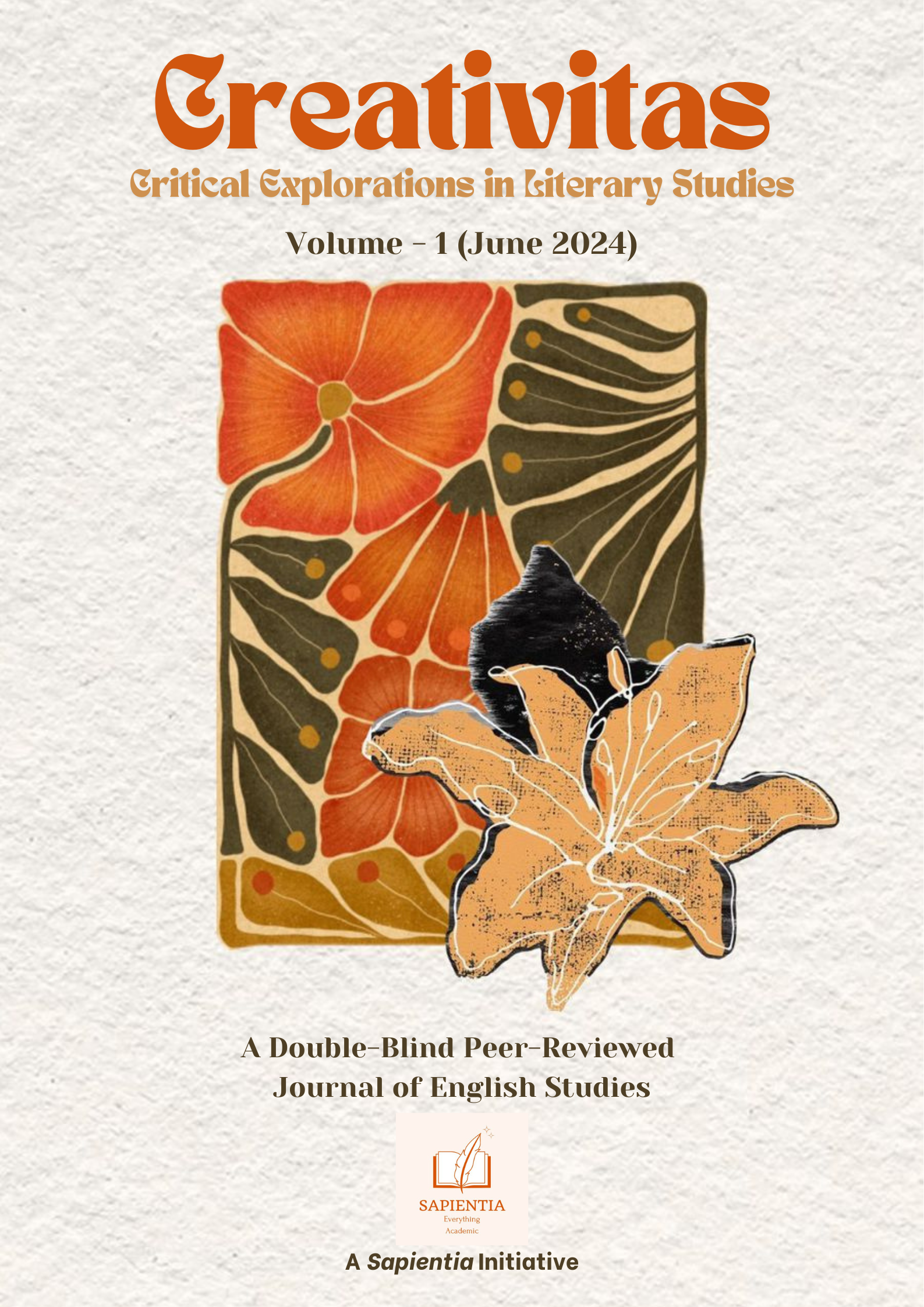 Creativitas Volume 1 Issue 1 Cover